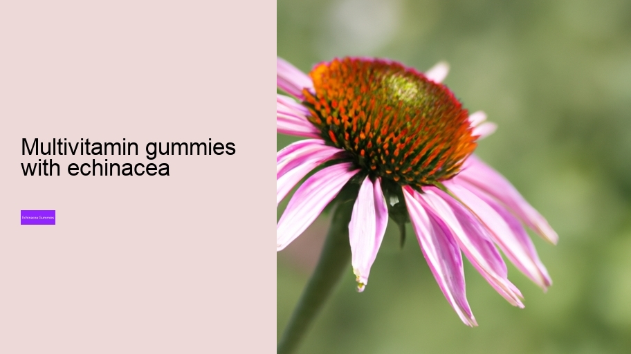 multivitamin gummies with echinacea