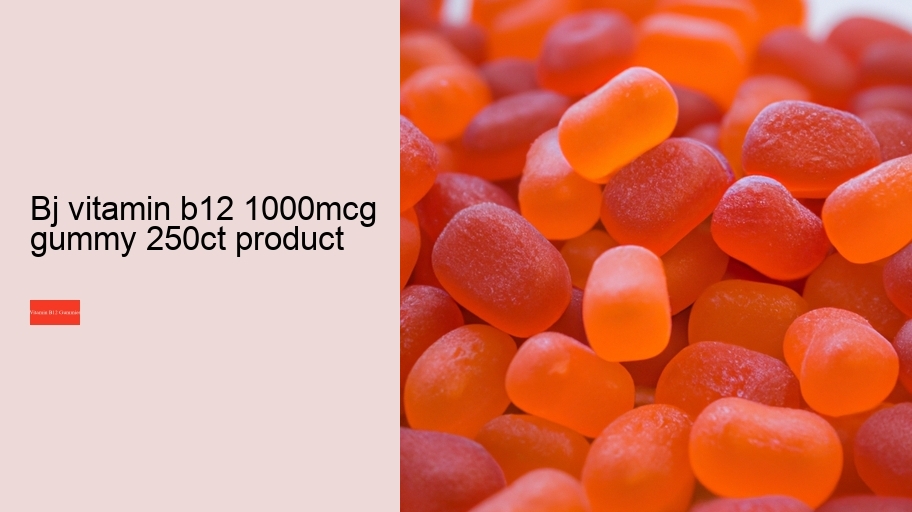 bj vitamin b12 1000mcg gummy 250ct product