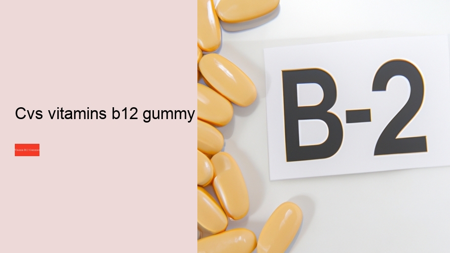 cvs vitamins b12 gummy