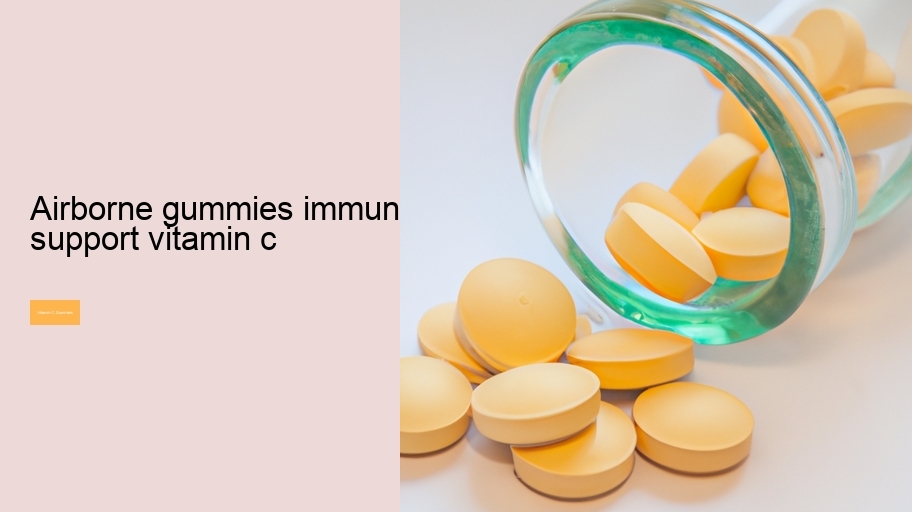 airborne gummies immune support vitamin c