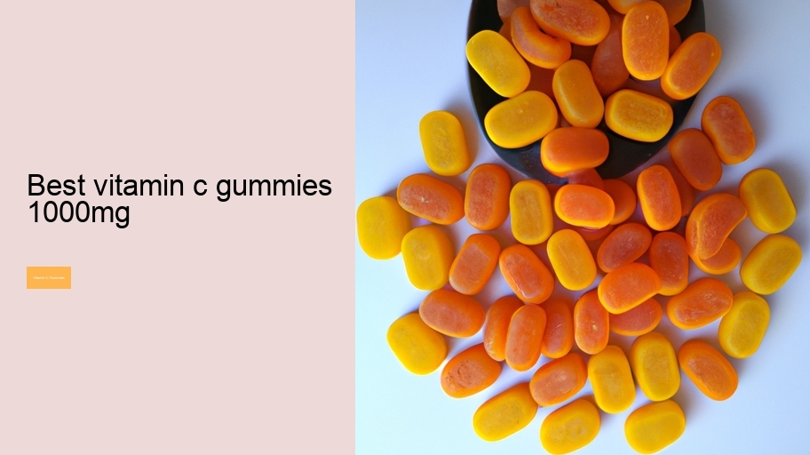 best vitamin c gummies 1000mg