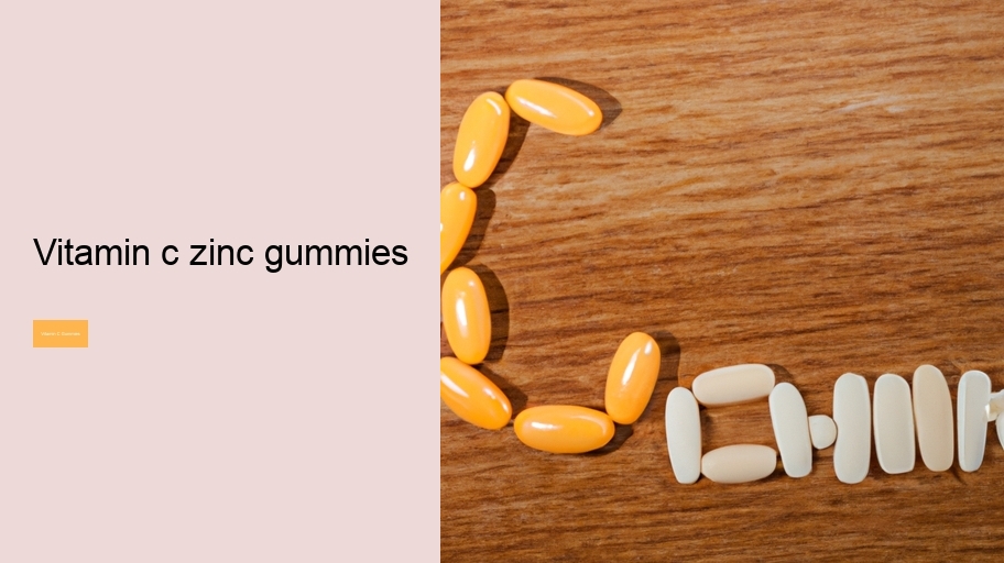 vitamin c zinc gummies