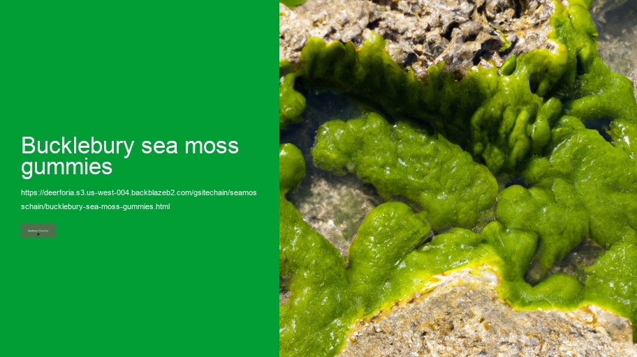 bucklebury sea moss gummies