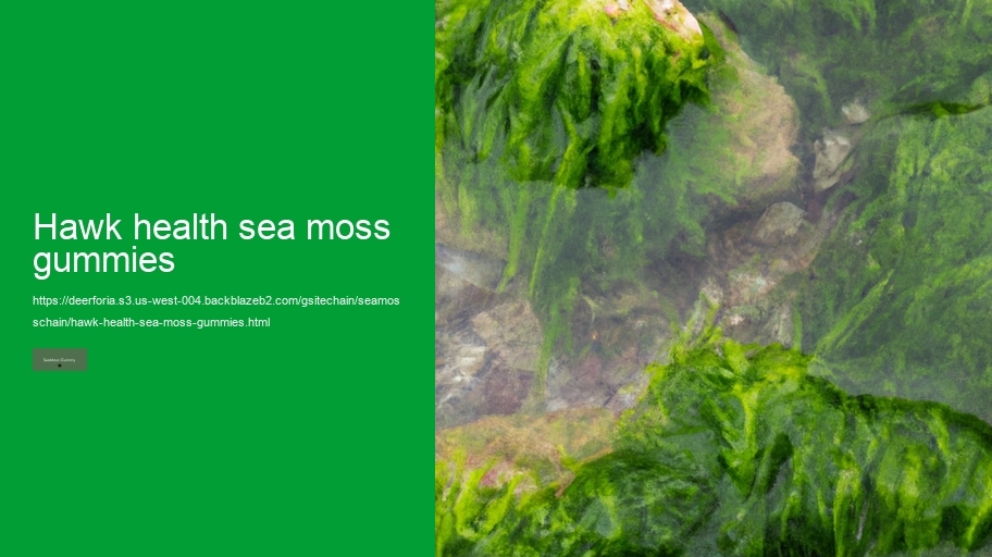 hawk health sea moss gummies