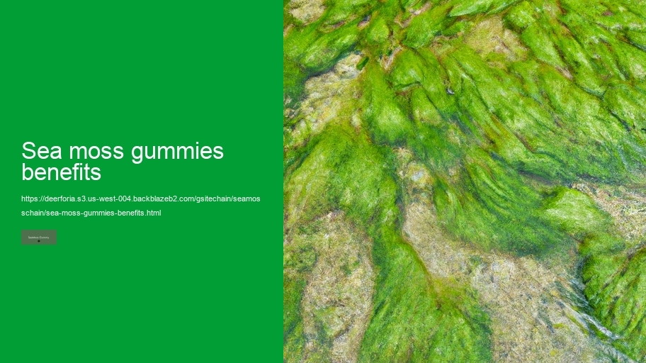 sea moss gummies benefits