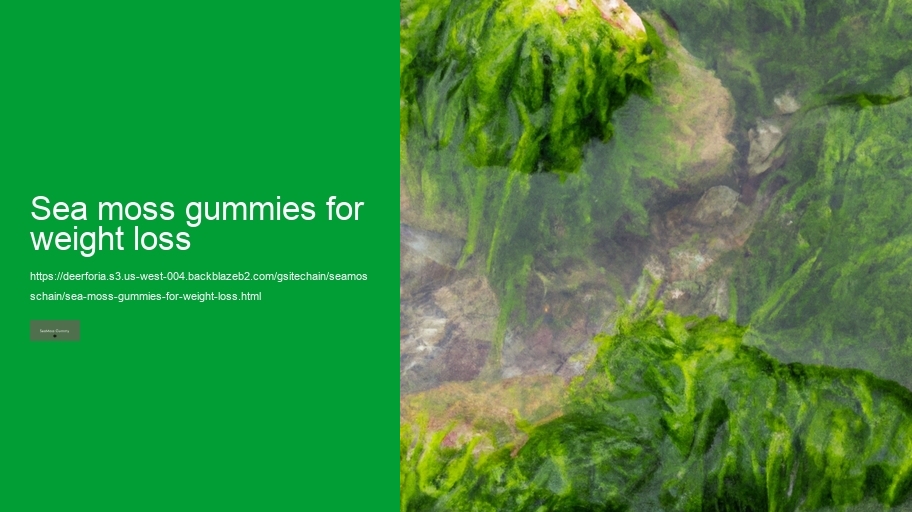 sea moss gummies for weight loss
