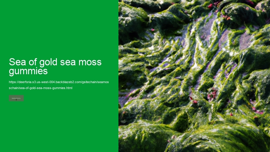 sea of gold sea moss gummies